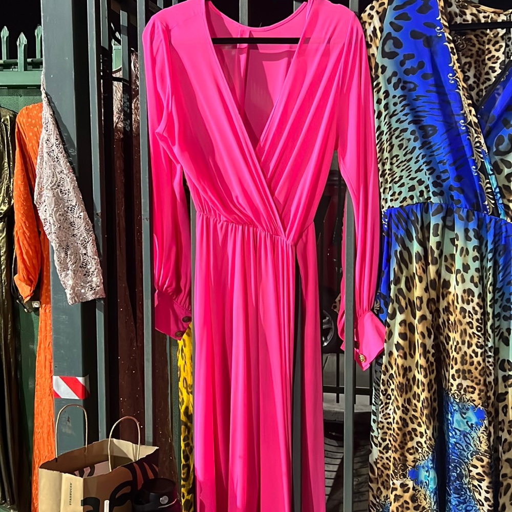 Long sleeve maxi dress